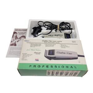 Oster Salon-Pro 830-01 Adjustable Hair Clipper Whisper Quiet USA Made w/ Box